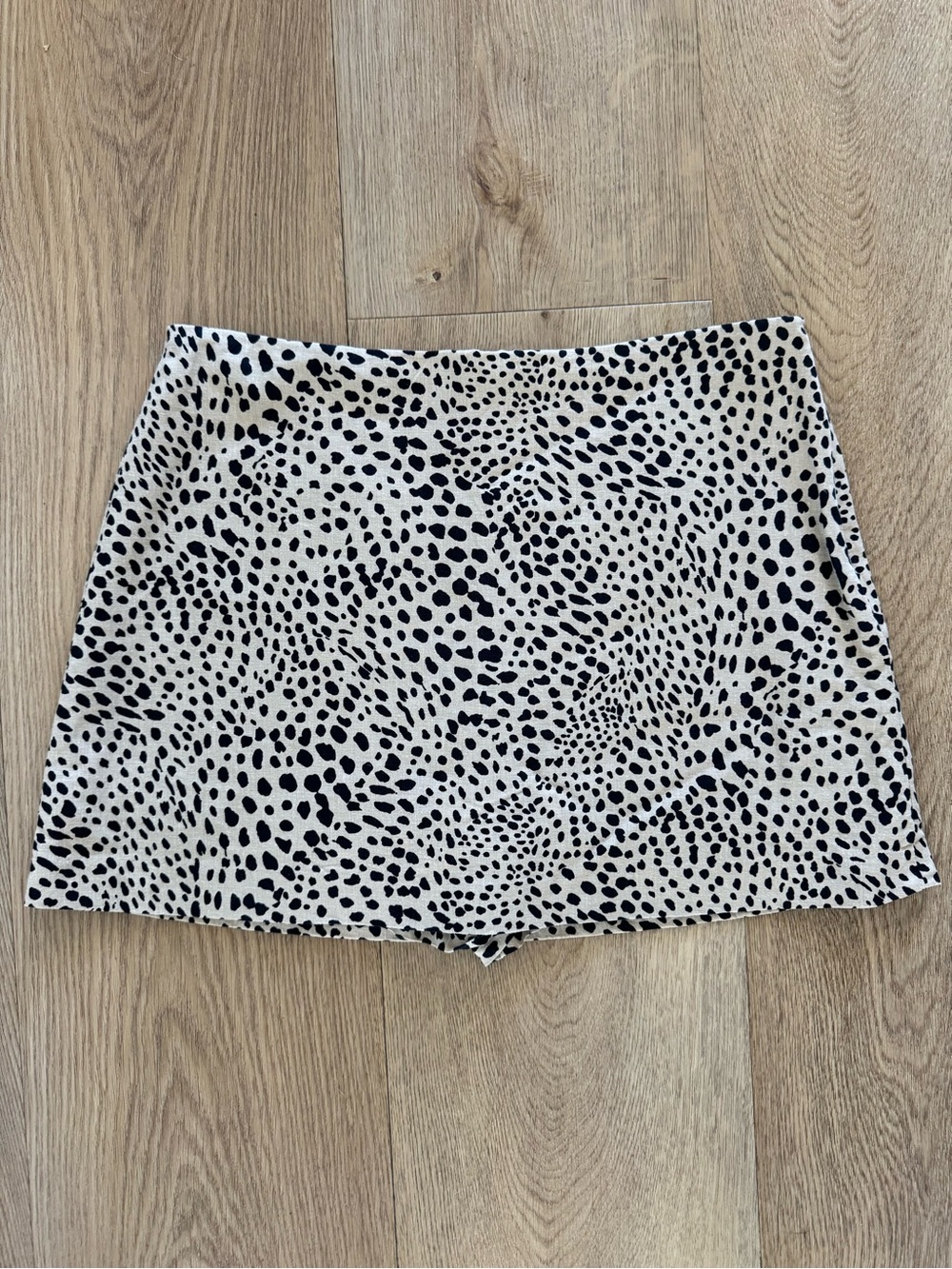 Gap Linen Blend Skort Skirt with Shorts Small